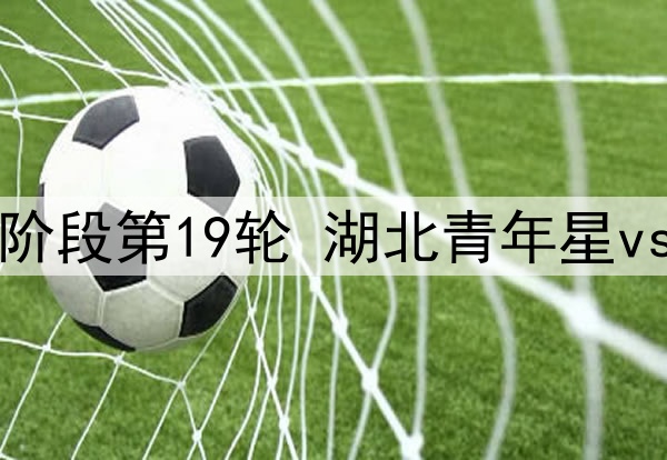 07月13日 中乙预赛阶段第19轮 湖北青年星vs无锡吴钩 全场录像